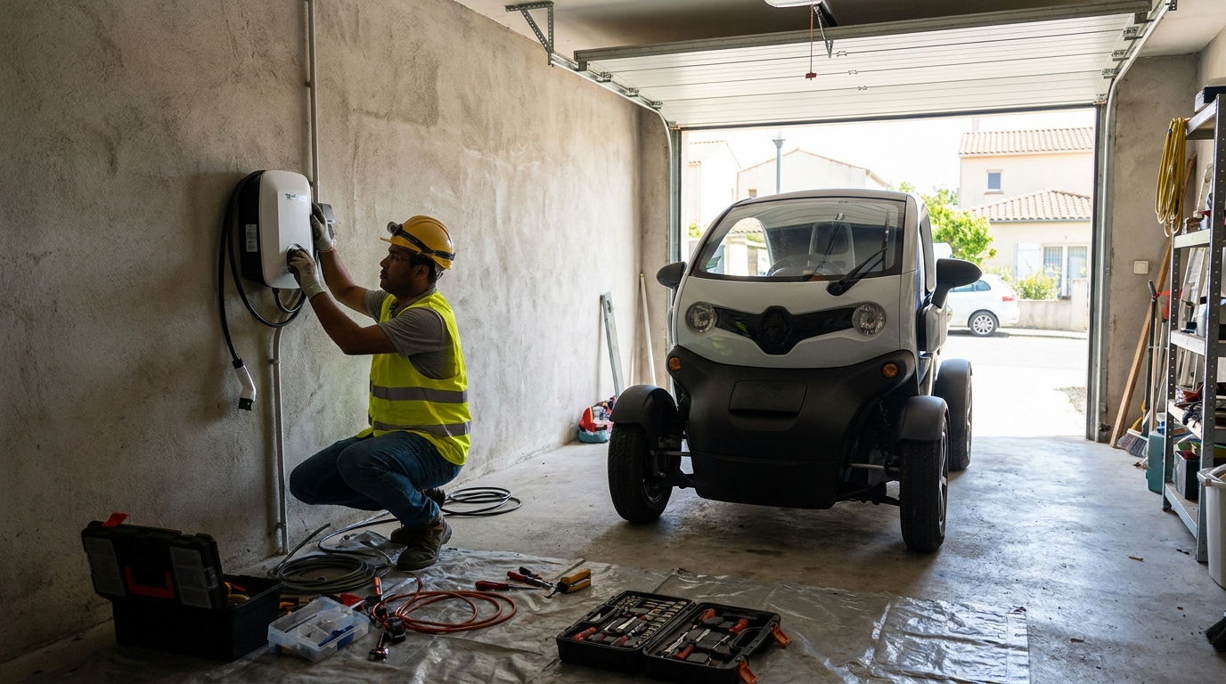 Instalacao de carregador de carro eletrico profissional em Brasília‑DF