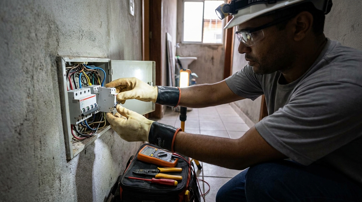 Instalacao de disjuntor profissional em Brasília‑DF