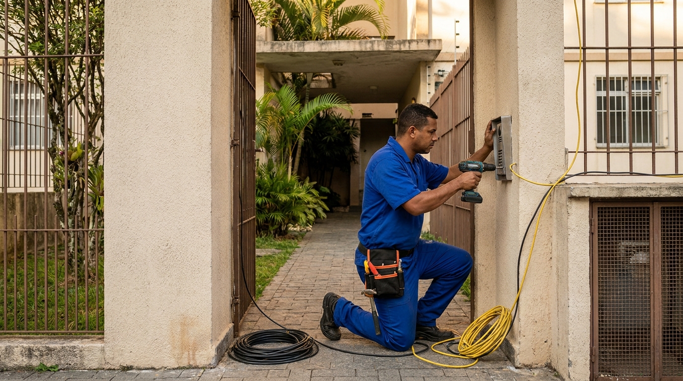 Instalacao de interfone profissional em Brasília‑DF