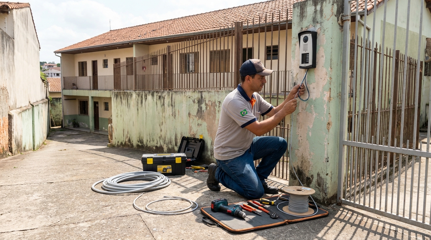 Instalacao de interfone residencial em Brasília‑DF