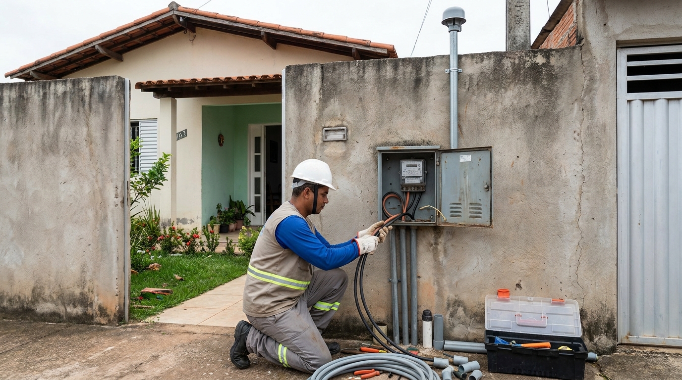 Instalacao de padrao de energia em Brasília‑DF