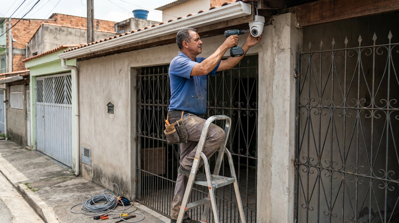 Instalacao de sistema de monitoramento em Brasília‑DF