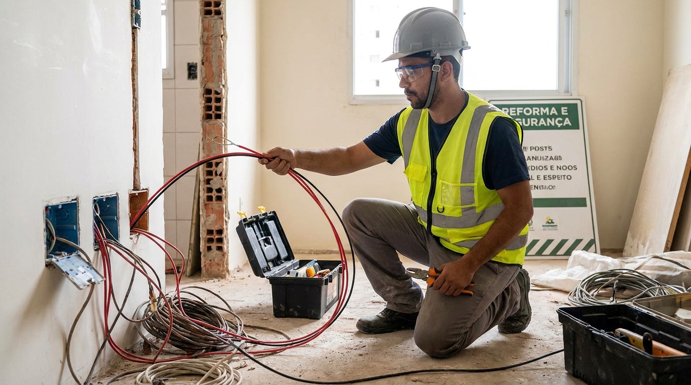 Troca de fiacao eletrica em Brasília‑DF
